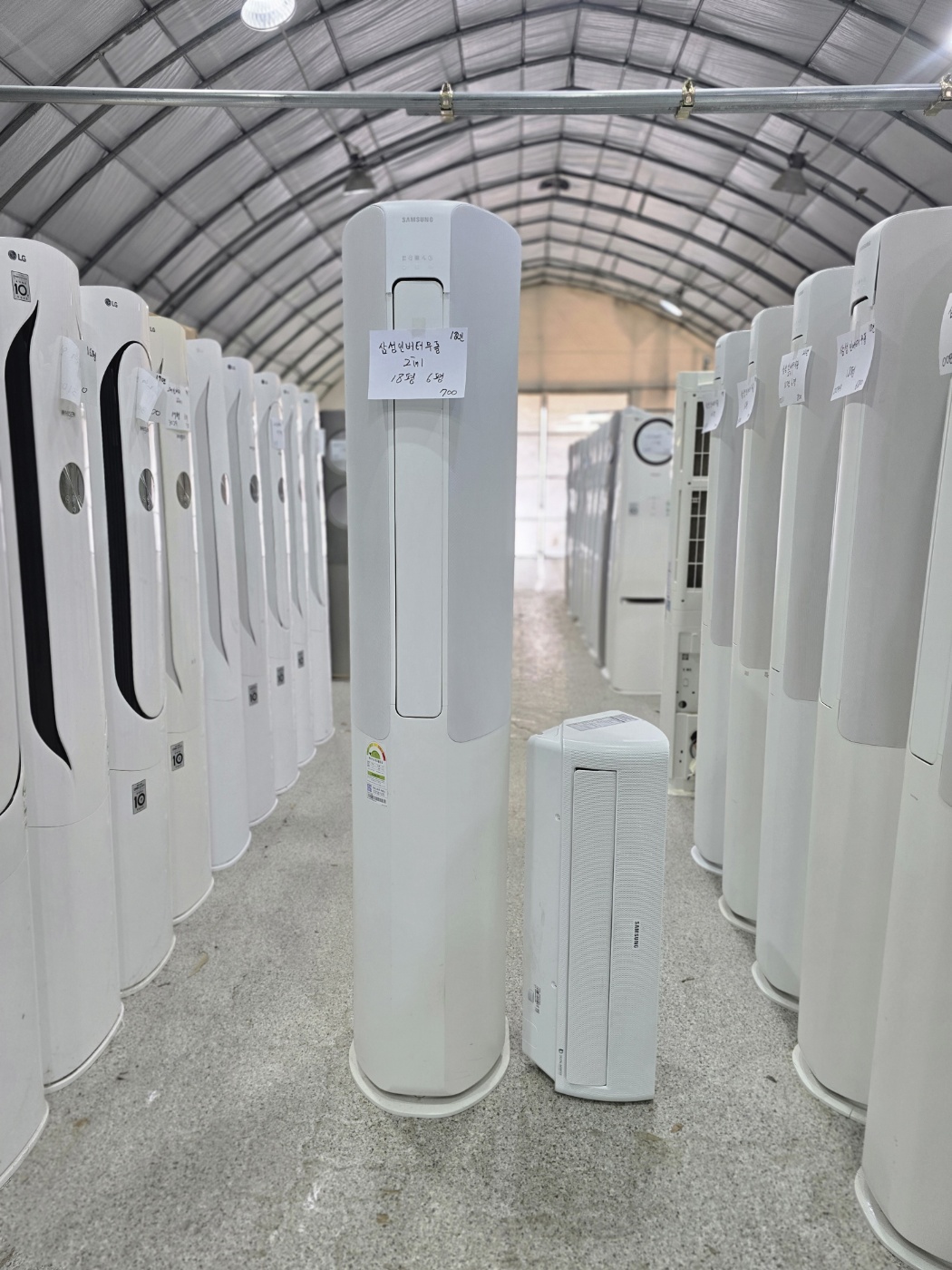 0139번 삼성 인버터 무풍 투인원 에어컨 18평 6평 18년